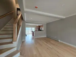 Interior painting in Sunapee NH crisp neutral walls and white trim
